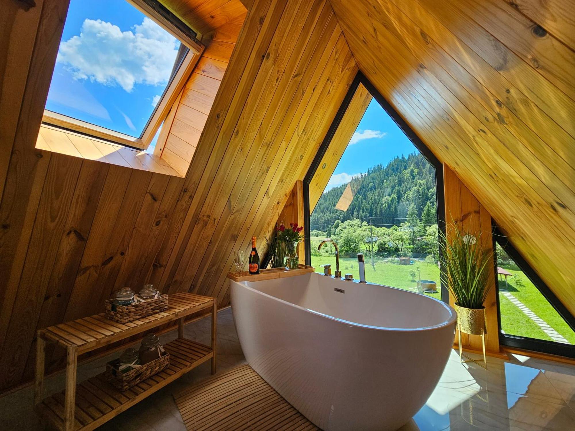 Cabana Cozy Cabin A Frame Topliţa المظهر الخارجي الصورة